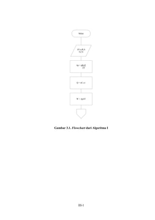 Flowchart termodinamika | PDF