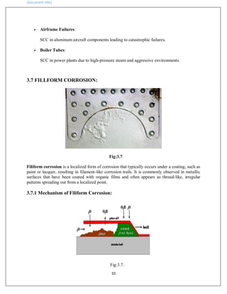 Filiform Pattern nlc india limited and corrosion type & analysis | PDF