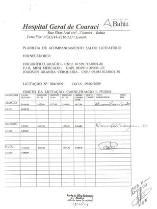 Planilha Fornecedores 02