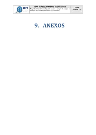 Doc 4 plan de aseguramiento de la calidad (ppqa) | PDF