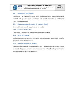 Doc 4 plan de aseguramiento de la calidad (ppqa) | PDF