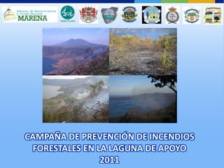 CAMPAÑA DE PREVENCIÓN DE INCENDIOS
 FORESTALES EN LA LAGUNA DE APOYO
                2011
 