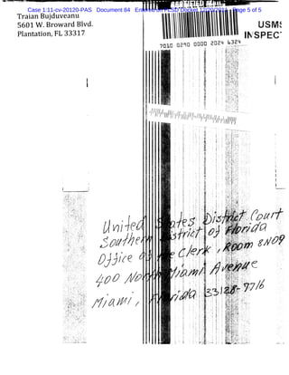 Case 1:11-cv-20120-PAS Document 84 Entered on FLSD Docket 12/20/2011 Page 5 of 5
 