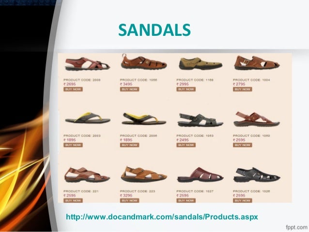 dock mark sandals