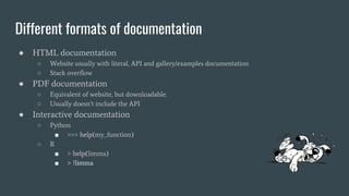 Docathon: How to write (good) documentation | PPT