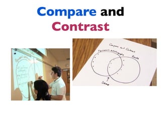Compare and
  Contrast
 