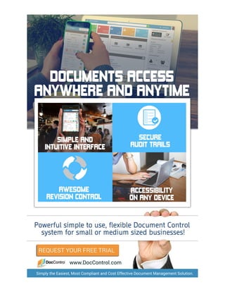 Document access anywhere and anytime