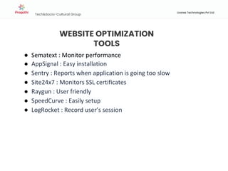 Web Performance Optimization | PPTX