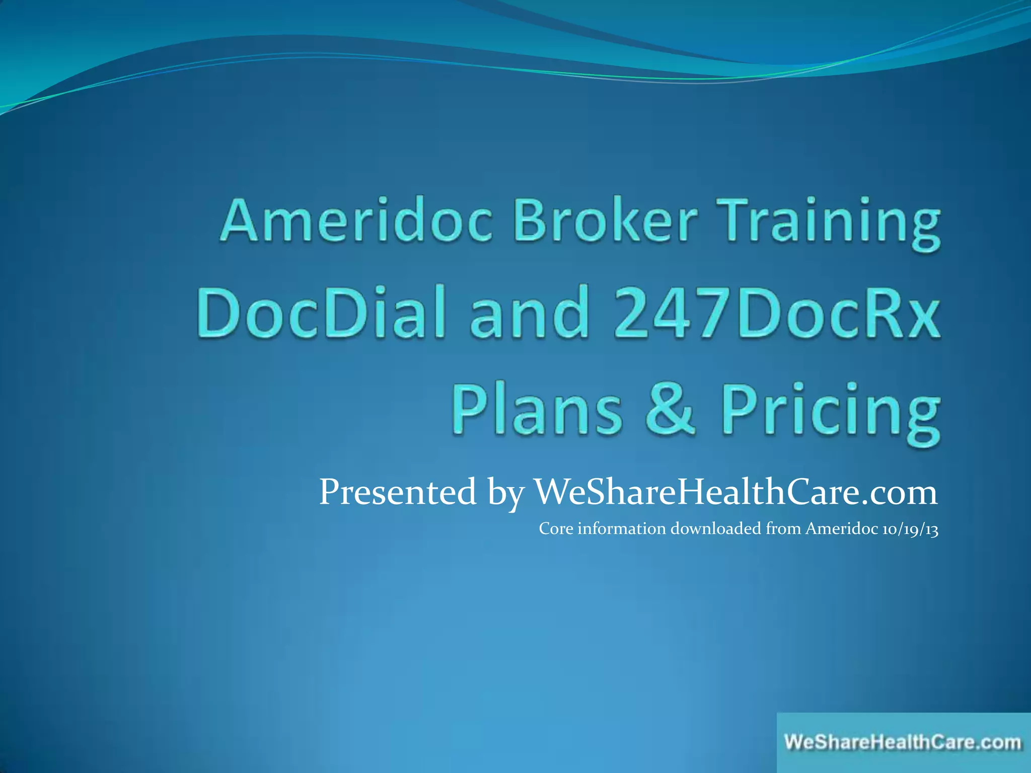 Doc dial and 247docrx plans & pricing | PPTX | Health Insurance | Insurance