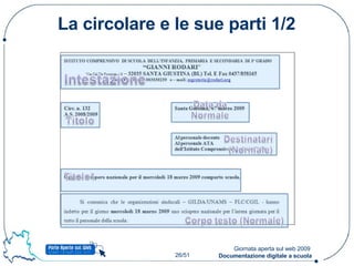 La circolare e le sue parti 1/2 