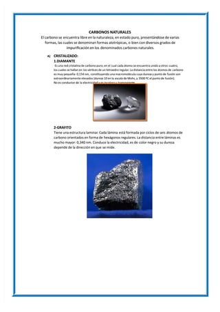 Tipos de carbón: características, usos y origen