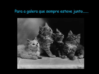 Para a galera que sempre esteve junto...... 