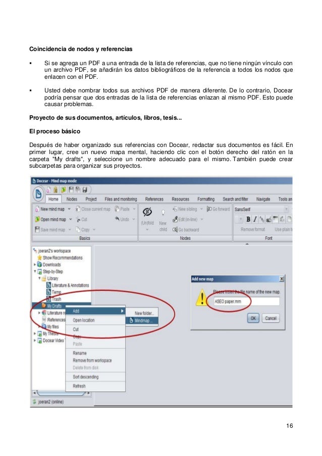 docear manual