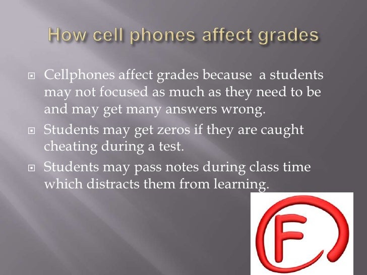 Do cell phones distract students from their education