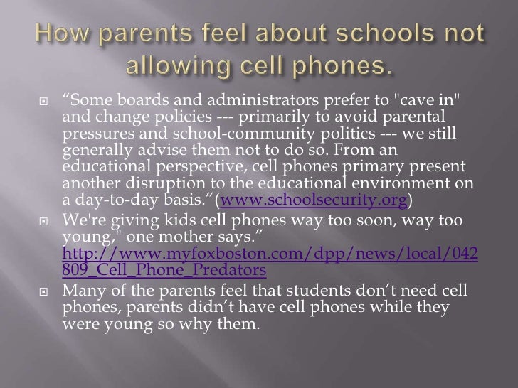 Do cell phones distract students from their education