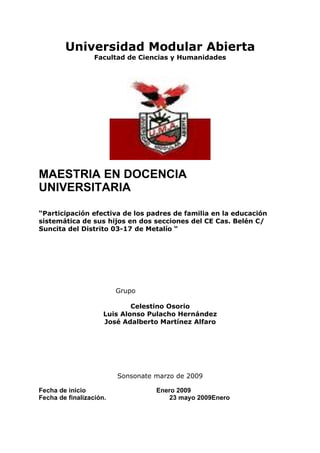 Docencia3protocoloinvestigacion 090510232647-phpapp02