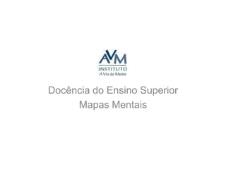 Docência do Ensino Superior Mapas Mentais 