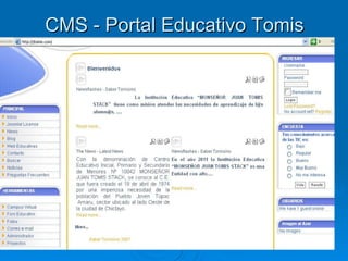 CMS - Portal Educativo Tomis 