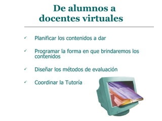 Planifica a partir de objetivos