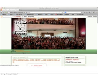 domingo, 15 de septiembre de 13

 