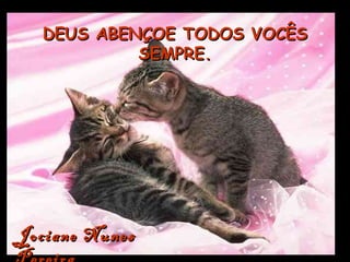 DDEEUUSS AABBEENNÇÇOOEE TTOODDOOSS VVOOCCÊÊSS 
SSEEMMPPRREE.. 
JJoocciiaannee NNuunneess 
PPeerreeiirraa 
