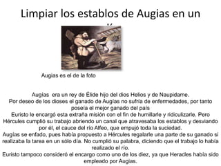 Volviendo  al trabajo que tenía que liquidar, Heracles encontró al jabalí, le hizo salir de la guarida, dando alaridos, luego le persiguió durante varias horas, lo fue cercando a una zona  de nieve donde, saltando sobre su lomo, lo ató con cadenas y se lo llevó a Micenas vivo, cargándolo sobre sus espaldas.