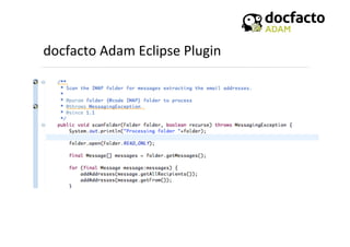 docfacto	
  Adam	
  Eclipse	
  Plugin	
  
 