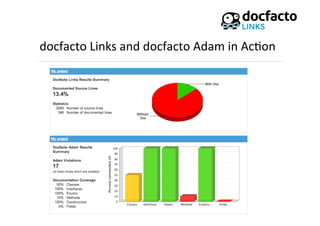 docfacto	
  Links	
  and	
  docfacto	
  Adam	
  in	
  Ac<on	
  
 