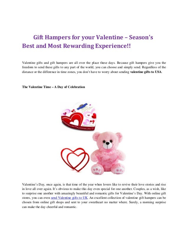 gift hampers for your valentine seasons best and most rewarding experience
