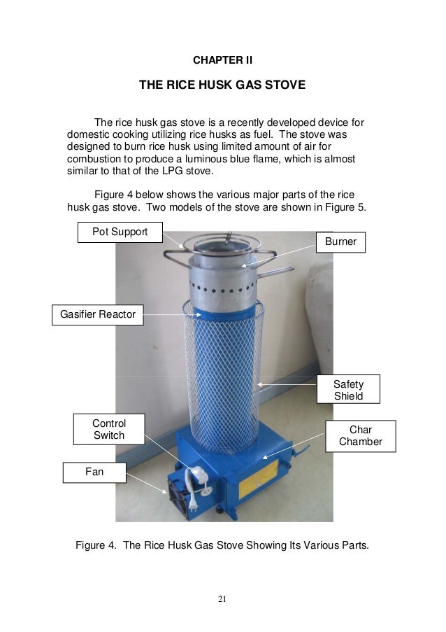 rice husk gas stove handbook