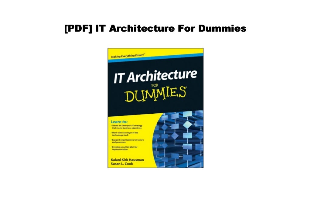 [Doc] IT Architecture For Dummies
