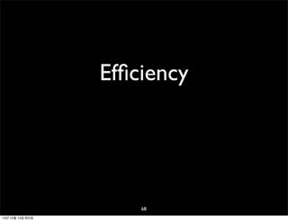 Efﬁciency

68
13년 10월 15일 화요일

 