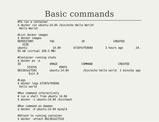Docker intro | PDF