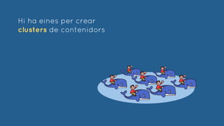 # apt-get install docker.io
# yum install docker
Docker es pot instal·lar de
moltes formes...
# wget -N https://get.docker.com/ | sh
EnWindowsiMacOSa
travésdeBoot2Docker
 