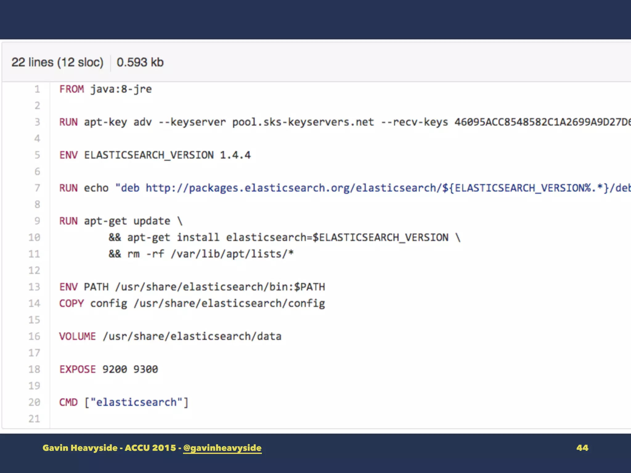 Gavin Heavyside - ACCU 2015 - @gavinheavyside 44
 