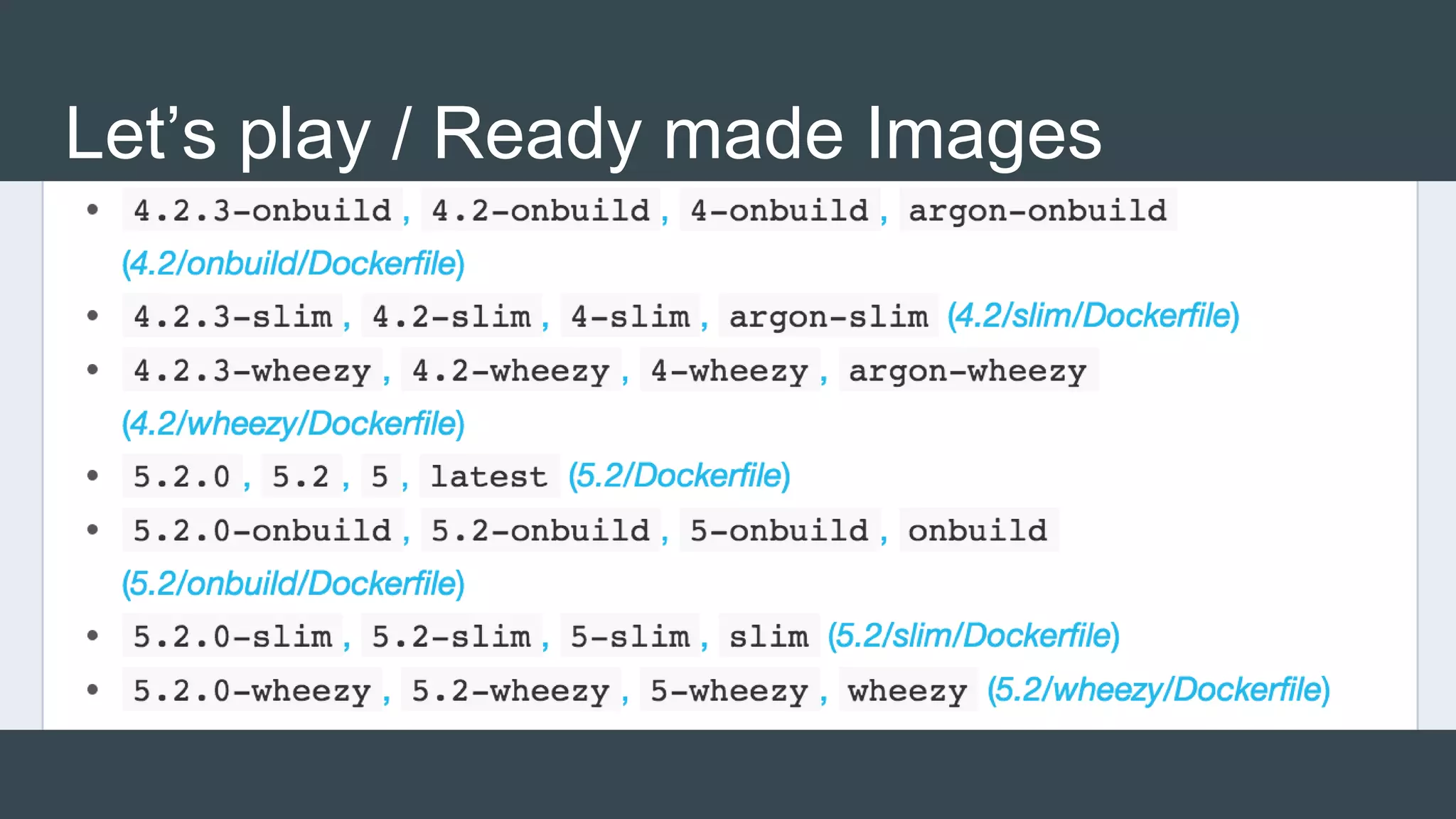 Let’s play / Ready made Images
 