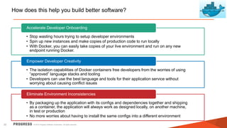 Docker - A high level introduction to dockers and containers | PPTX