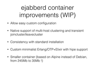 Managing ejabberd Platforms with Docker - ejabberd Workshop #1 | PDF