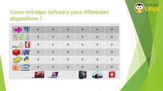 Como entregar software para diferentes
dispositivos ?
 