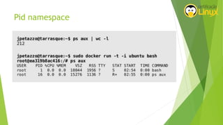 Pid namespace
 