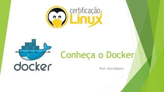 Conheça o Docker
Prof. Uirá Ribeiro
 