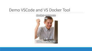 Demo VSCode and VS Docker Tool
 