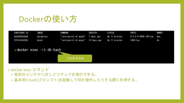 Docker勉強会