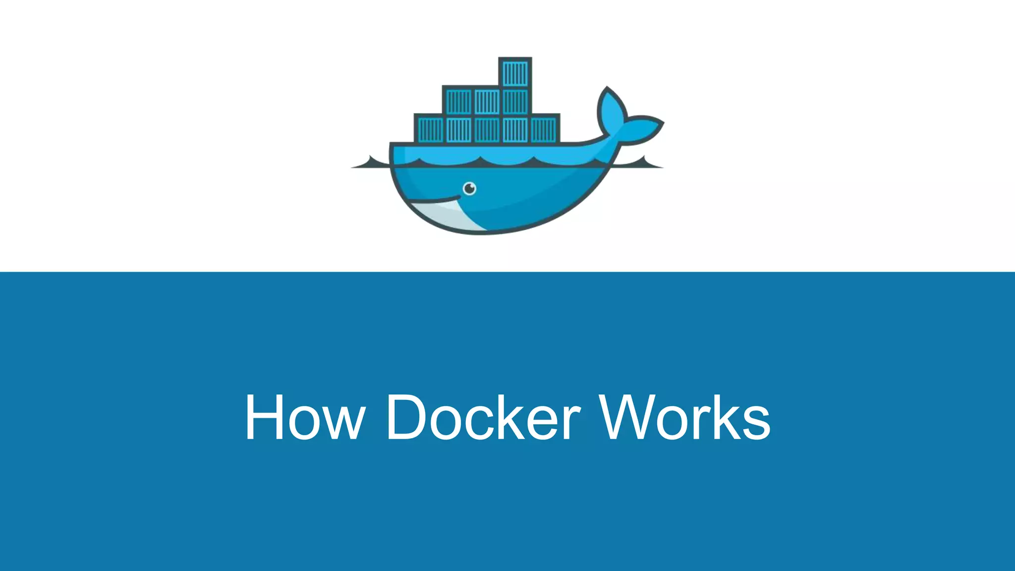 How Docker Works
 