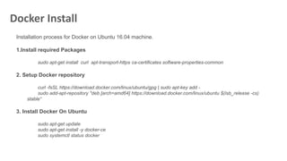 Containerization using docker and its applications | PPTX