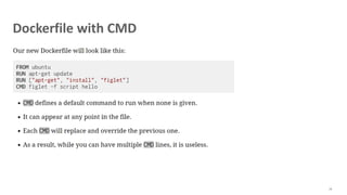 Dockerfile with CMD
78
 