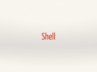Important
❖ A Docker Container doesn’t store state!
❖ You can not ssh into a Docker Container!
❖ A container is supposed to run 1 process!
 
