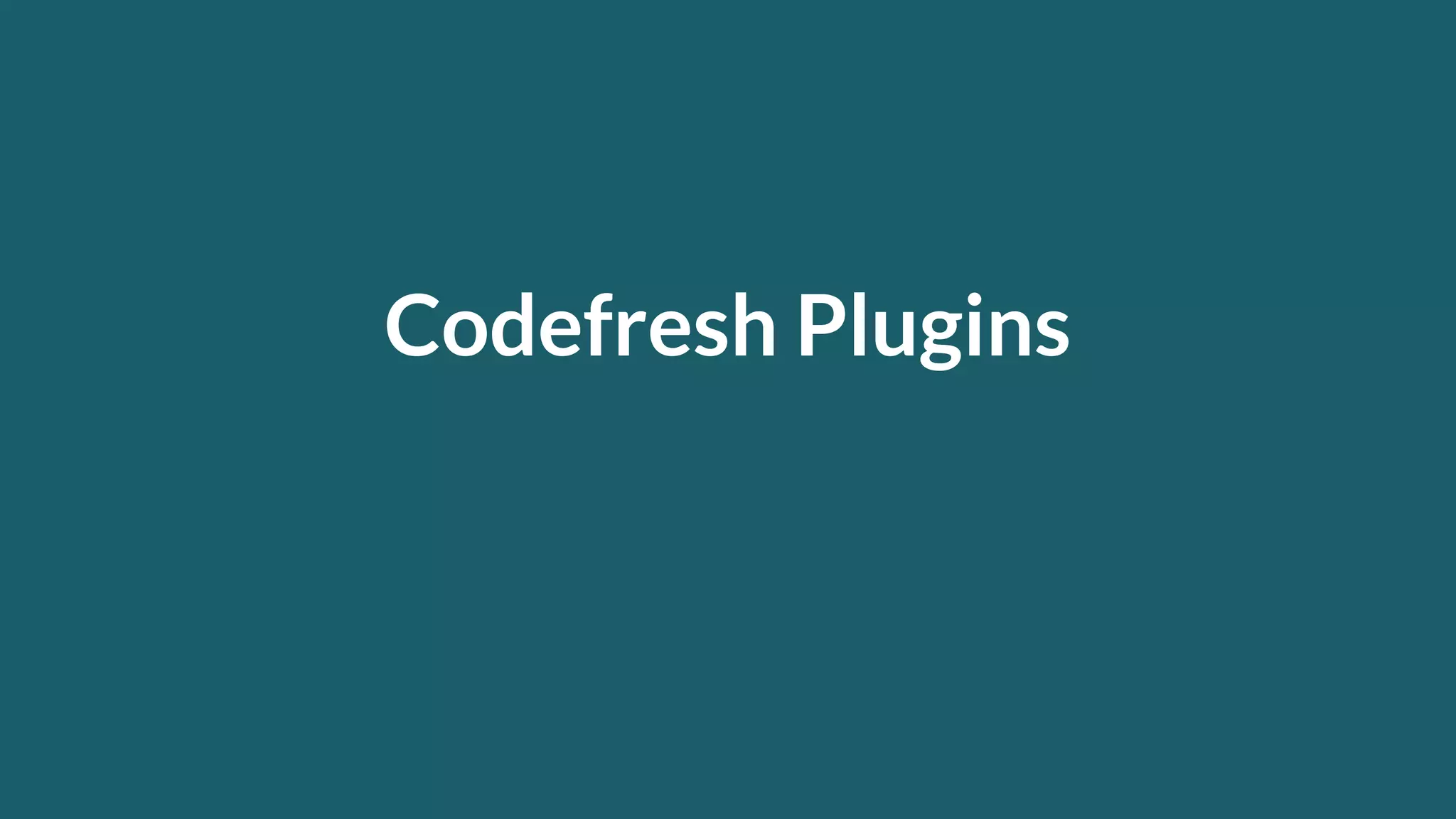 Codefresh Plugins 
