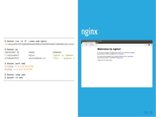Docker Basics