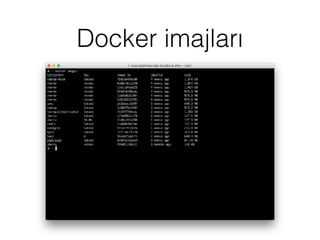 Docker imajları
 